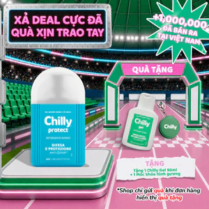 Dung dịch vệ sinh phụ nữ Chilly Protect 200ml sạch sâu, bảo vệ tối ưu