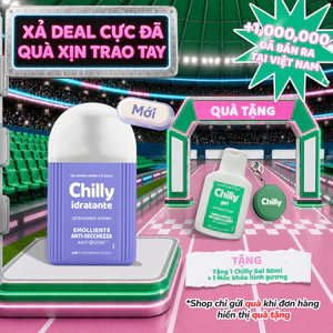 Dung dịch vệ sinh phụ nữ Chilly Idratante cấp ẩm sâu, phục hồi mướt mịn 200ml