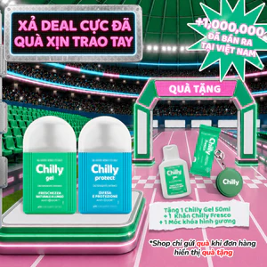 Combo 2 dung dịch vệ sinh Chilly Gel+Protect 200ml bảo vệ chuyên sâu, tự tin vận động