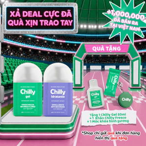 Combo 2 dung dịch vệ sinh Chilly 200ml hạ nhiệt sảng khoái, hỗ trợ ngừa khô hạn