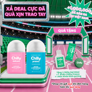 Combo 2 Dung dịch vệ sinh Chilly Delicato+Protect 200ml dịu nhẹ, thoải mái mỗi ngày