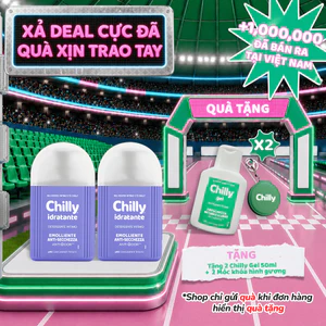 Combo 2 dung dịch vệ sinh Chilly Idratante 200ml cấp ẩm sâu, mọng mướt dài lâu
