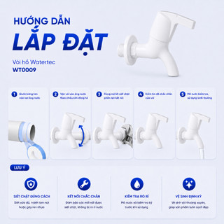 Vòi hồ nhựa WATERTEC WT0009 nhựa ABS Malaysia chống oxy hóa