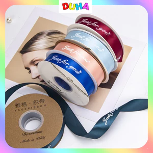 COMBO 5 Cuộn Ruy Băng Just For You 2cm – Dây Ruy Băng Gói Hoa Làm Nơ Trang Trí Quà Tặng DUHA 058