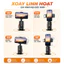 Gimbal Q02, Q04 Cảm Biến Theo Người 360 Độ, Tripod Đa Năng 1M8, Điều Khiển Chụp Ảnh Từ Xa