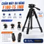 Gimbal Q02, Q04 Cảm Biến Theo Người 360 Độ, Tripod Đa Năng 1M8, Điều Khiển Chụp Ảnh Từ Xa