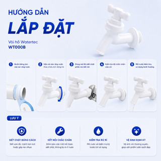 Vòi hồ nước nhựa f27 WATERTEC WT000G nhựa ABS Malaysia chống oxy hóa