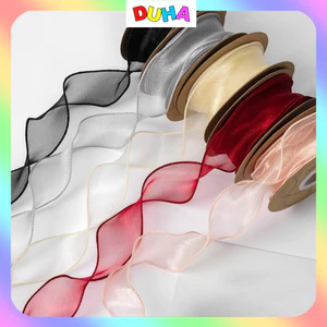 Sỉ 10 Cuộn dây ruy băng dài 10m rộng 4cm DUHA 063
