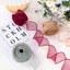 COMBO 5 Cuộn Ruy băng voan 4cm viền sóng cuộn 9 mét ruy băng đuôi cá gói quà buộc nơ hàng đẹp chất lượng DUHA 063