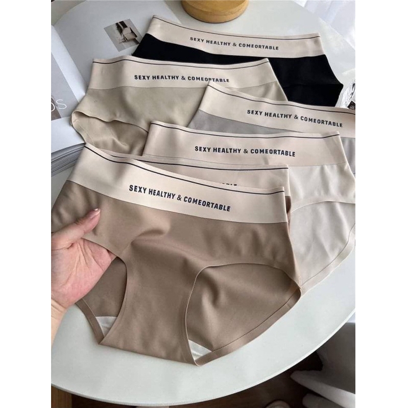 Combo 10 Quần Lót Nữ Su Đúc Không Viền, Quần Chip Nữ Cạp Cao Sexy Healthy Comfortable Co Giãn 4 Chiều, Mỏng Mát
