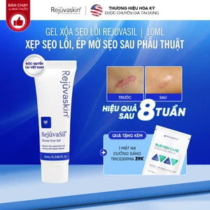 Gel Xóa Sẹo Lồi, Sẹo Phì Đại Rejuvaskin Rejuvasil - Làm Xẹp & Xóa Mờ Sẹo Sau Phẫu Thuật, Gel Silicone Ép Sẹo Lồi