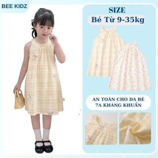 Váy Bé Gái, Váy Yếm Cho Bé Gái  Họa Tiết Nhẹ Nhàng Chất Liệu Mềm Mại Mặc Hàng Ngày Cho Bé