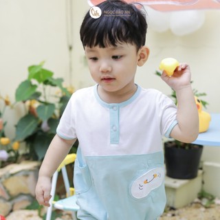 NBAN (3M-24M) Bộ Bodysuit cho bé Biển Xanh chất cotton mềm mại thấm hút mồ hôi tốt-BIỂN XANH