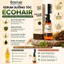 Tinh Dầu Mọc Tóc Ecohair Nhân Sâm Hà Thủ Ô 100ml - Dưỡng Chắc Chân Tóc, Kích Thích Mọc Tóc, Có Lược Chải