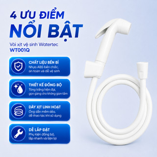 Vòi xịt vệ sinh cao cấp WATERTEC WT001Q nhựa ABS Malaysia