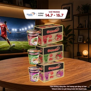 Thùng Mì dinh dưỡng khoai tây Omachi 24ly