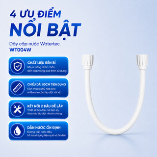 Dây cấp nước 5 tấc cao cấp WATERTEC WT004W nhựa PVC Malaysia