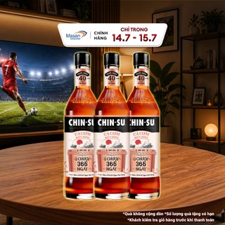 Kiệt tác tặng phẩm - Combo 3 Nước Mắm CHIN-SU Ủ Chượp 365 Ngày 700ml