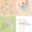 RẺ VÔ ĐỊCH - COMBO 10 Set Cắm Giấy hình hình cây nến - Phụ Kiện Bánh Sinh Nhật, Bánh Kem- Giá Tốt DUHA 076