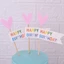 RẺ VÔ ĐỊCH - COMBO 10 Set Cắm Giấy hình hình cây nến - Phụ Kiện Bánh Sinh Nhật, Bánh Kem- Giá Tốt DUHA 076