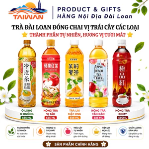 Nước Trà Thảo mộc Đài Loan Nước uống đài loan mật ong hoa lài, xanh chanh dây, Ô long các loại