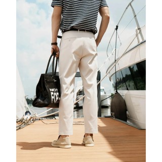 Quần dài kaki nam nhãn kim loại Form Tapered - ROUTINE 10S26PCA001P