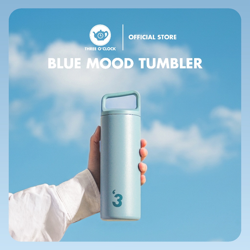 Blue Mood Tumbler THREE O'CLOCK - Bình Giữ Nhiệt Phiên Bản Mùa Hè | BigBuy360 - bigbuy360.vn