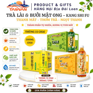 Thùng Trà hoa nhài, thanh trà các loại Kang Shi Fu 15chai