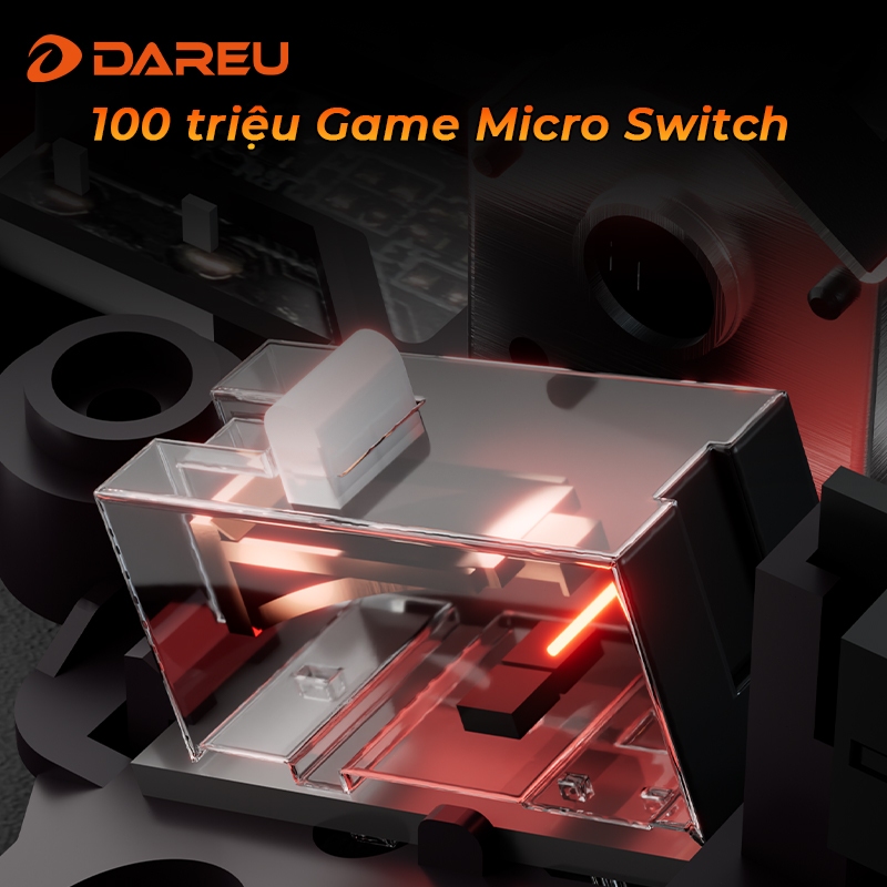 Chuột Gaming không dây DAREU A950GM - Chuẩn Pro-Grade, Nhẹ 60g, sạc USB-C, cảm biến 44K DPI,Ba chế độ kết nối - ảnh 6