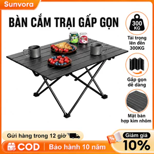 Bàn gấp lớn Cắm trại Bảng ánh sáng BBQ Bàn nhôm Đồ nội thất ngoài trời Bàn gấp Portable Picnic