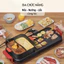Bếp lẩu nướng đa năng 2IN1 - Nồi lẩu nướng phủ men chống dính CAO CẤP, công suất 1500W phù hợp 5-6 người dùng