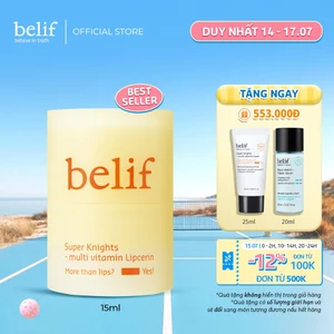 Dưỡng môi bổ sung 4 loại Vitamin belif Super Knights Multi-Vitamin Lipcerin 15ml