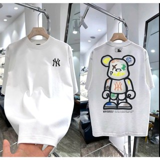 Áo phông MLB nam nữ cao cấp, 100% cotton co giãn 2 chiều ,unisex ,Cotton Mềm Mịn Thoáng Mát - NY GẤU