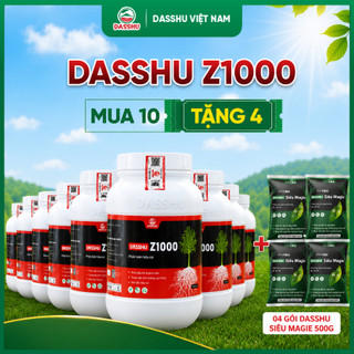 [ MUA 10 TẶNG 4 ] Phân Bón DASSHU Z1000 Hỗ Trợ Ra Rễ, Bung Đọt, Phục Hồi Cây, Dinh Dưỡng Cho Sầu Riêng Cà Phê