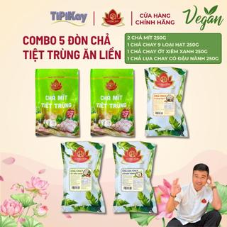 Combo 5 Đòn Chả Tiệt Trùng Ăn Liền - Chay Mặn Đều Dùng Được - TiPiKay Shop