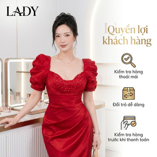 Đầm Dạ Hội Cao Cấp Cho Quý Cô Trung Niên - Tôn Dáng, Dễ Mặc, Chuẩn Form[damvaythietke] M045