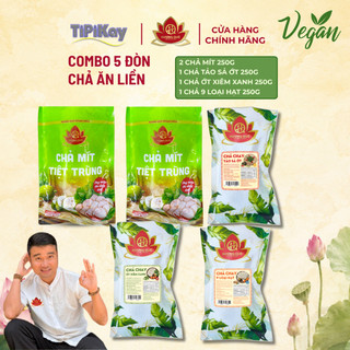Combo 5 Đòn Chả Tiệt Trùng Ăn Liền - Chay Mặn Đều Dùng Được - TiPiKay Shop
