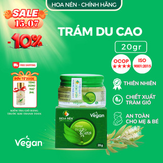 Trám Du Cao - Hoa Nén - giữ ấm, dùng khi muỗi đốt toàn cho mẹ và bé, tiện lợi bỏ túi - cao tràm 20gr