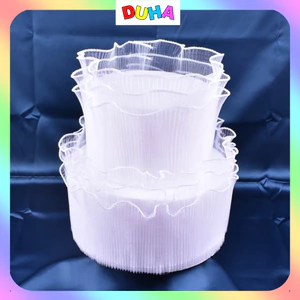 COMBO 5 Cuộn Voan Quấn Bánh Trang Trí Bánh Kem, Trang Trí Sinh Nhật DUHA 089
