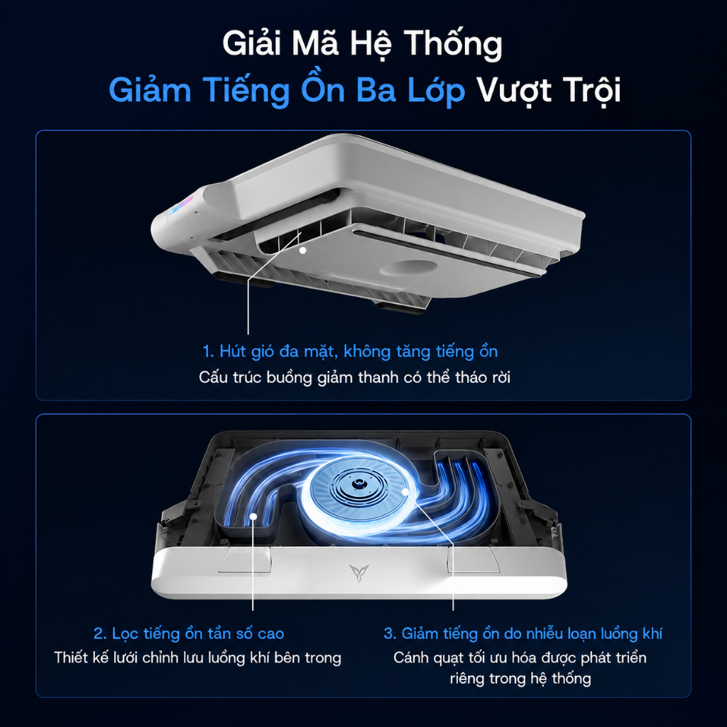 [KM mở bán] Đế tản nhiệt Flydigi BS3/ BS3 Pro, hút gió 3 mặt, mát sâu 48°C, biến tần thông minh | BigBuy360 - bigbuy360.vn