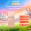 Tủ Lạnh Aqua 2 cánh ngăn đá trên Inverter 189 lít Màu Hồng AQR-T220FA(PS) - Bảo hành tận nhà - Freeship toàn quốc