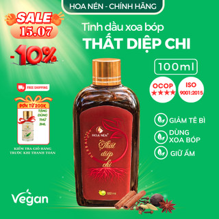 Dầu Xoa Bóp Thất Diệp Chi - Giảm đ au xương khớp, tê bì chân tay, giữ ấm tr.ị cảm lạnh - 100ml