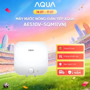 Máy Nước Nóng Gián Tiếp Aqua AES10V-SQM1(VN) - Freeship toàn quốc