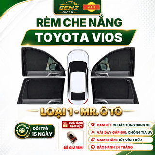 Rèm Che Nắng Xe Toyota Vios 2005-NAY Loại 1 Mr.OTO. Bảo Hành 24 tháng. Cam Kết Chuẩn Khít Theo Xe