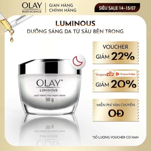 Kem Dưỡng Da Ban Đêm OLAY Luminous Sáng da 50g