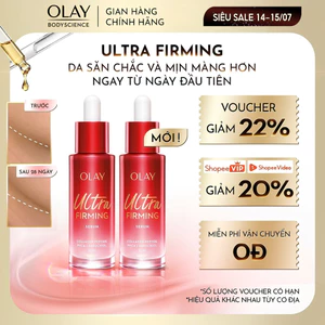 Combo 2 Serum OLAY ULTRA FIRMING Giúp Da Săn Chắc Và Mịn Màng Chai 30ml