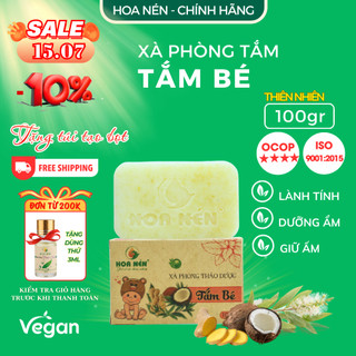 Xà Phòng Tắm Bé - phôi dầu dừa và tinh dầu - An toàn, phù hợp mọi loại da <TẶNG TÚI TẠO BỌT> - 100g
