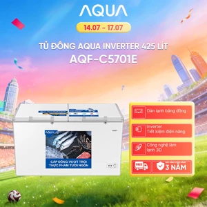 Tủ đông Aqua Inverter 425 lít AQF-C5701E - Hàng chính hãng