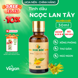 Tinh dầu Hoa Ngọc Lan Tây (Ylang) nguyên chất - Hoa Nén - Hương sang trọng, thư giãn - 30ml