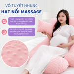 Gối Cho Bà Bầu Chữ G Easy MOM Nâng Đỡ Toàn Thân Giúp Giảm Đau Lưng, Kê Bụng Bầu Cho Mẹ Ngủ Ngon — ảnh 3
